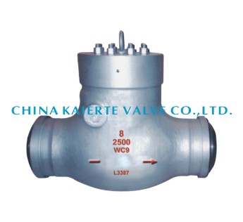 High temperature and high pressure swing check valve